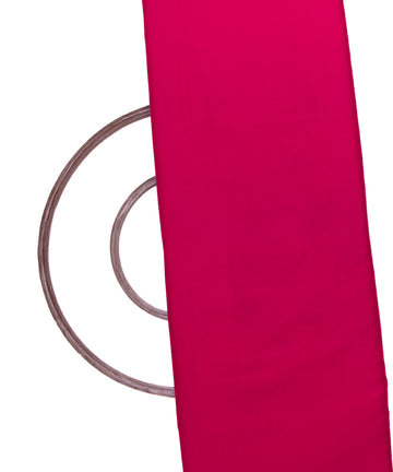 Magenta Colour Plain Crepe Fabric